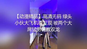 【动漫精品】高清无码 绿头小伙大飞机被发现 被两个大屌猛男调教双龙