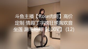 斗鱼主播【Rose肉阿】高价定制 情趣丁字疯狂揉胸欢音坐莲 漏毛艳舞【100V】 (12)